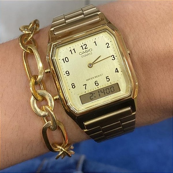 Relógio Casio Unissex AQ-230GA-9BMQ