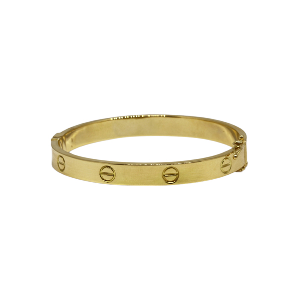 Bracelete Love Oco Ouro 18k