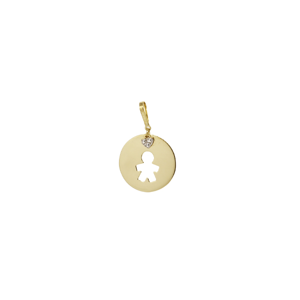 Pingente Menino Ouro 18k