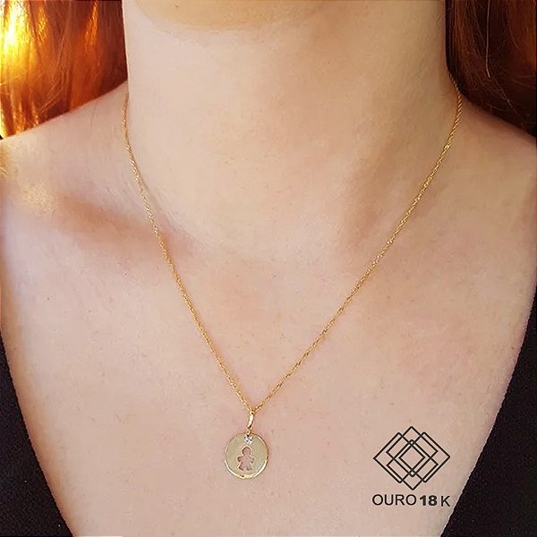 Pingente Menino Ouro 18k