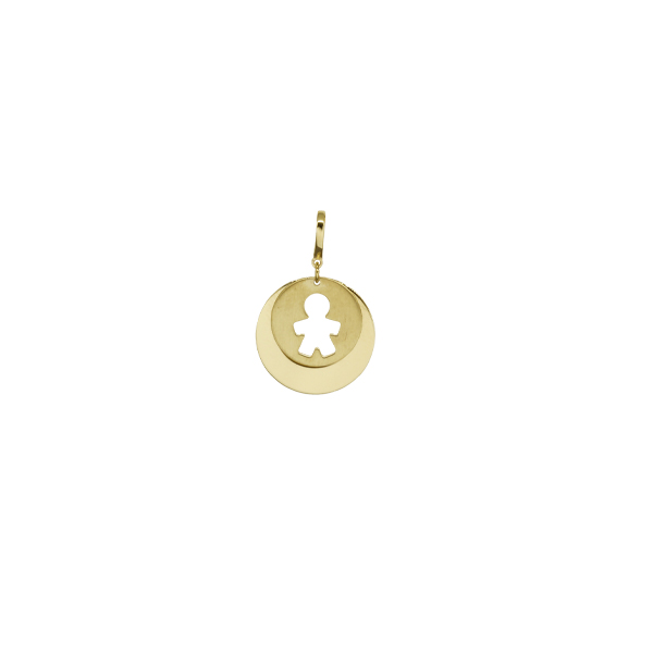 Pingente Menino Ouro 18k
