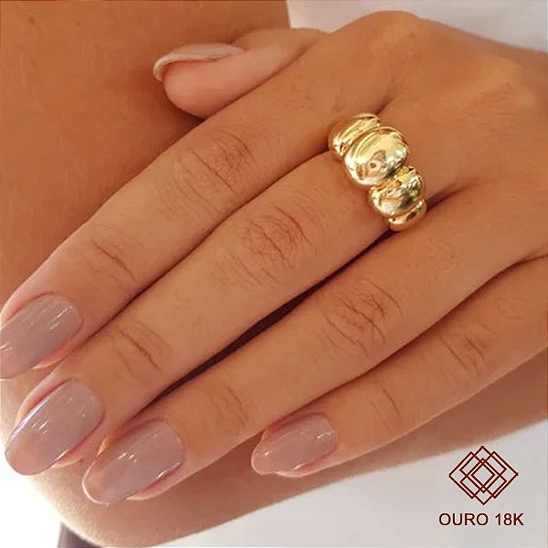 Anel Bold Ouro 18k