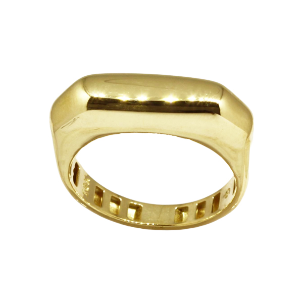Anel Quadrado Bold Ouro 18k