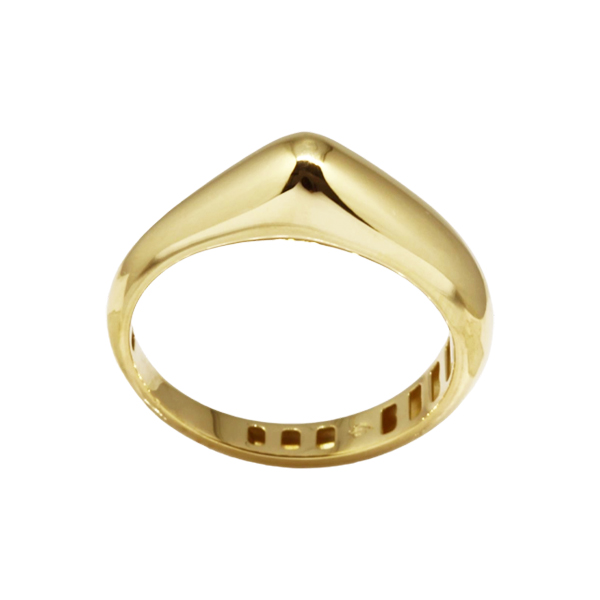 Anel Bold Abaulado em Ouro 18k - Coleção Essenza