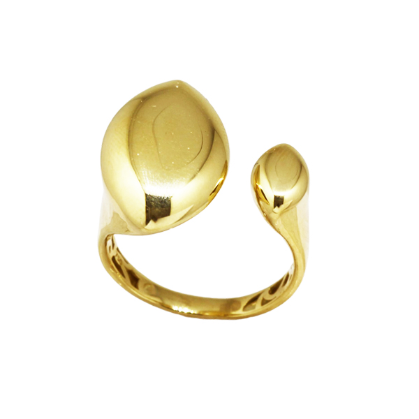 Anel Bold Gotas Ouro 18k