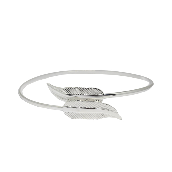 Bracelete Folhas Prata 925