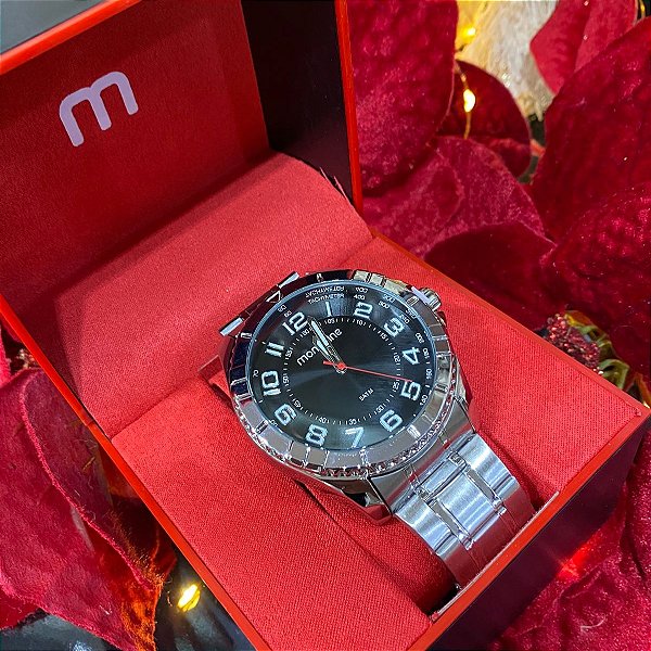 Relógio Mondaine Masculino Prata