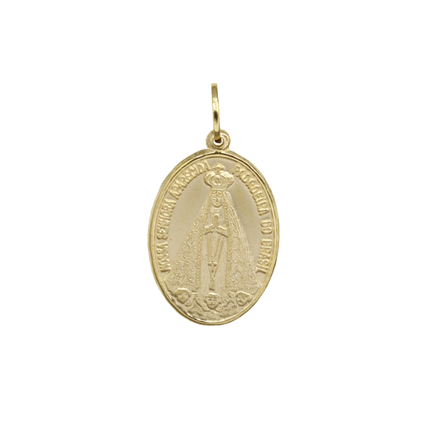 Pingente Nossa Senhora da Aparecida Ouro 18k