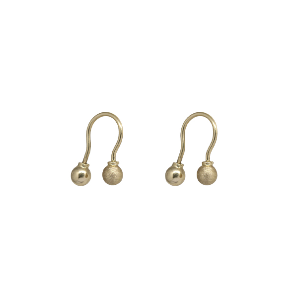 Brinco Anzol Ouro 18k