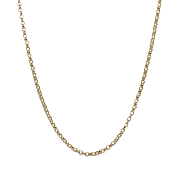 Cordão Elo Português Ouro 18k - 45cm