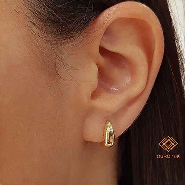 Brinco Argola Ouro 18k