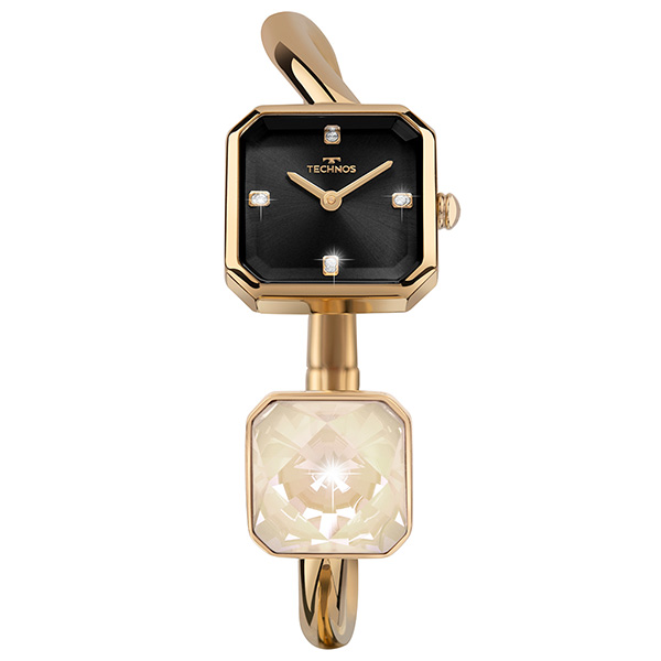 Relógio Bracelete Technos Feminino Crystal Dourado - 751aa/1p