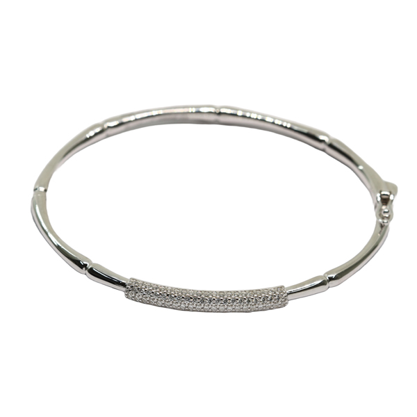 Bracelete Prata 925 Zircônias