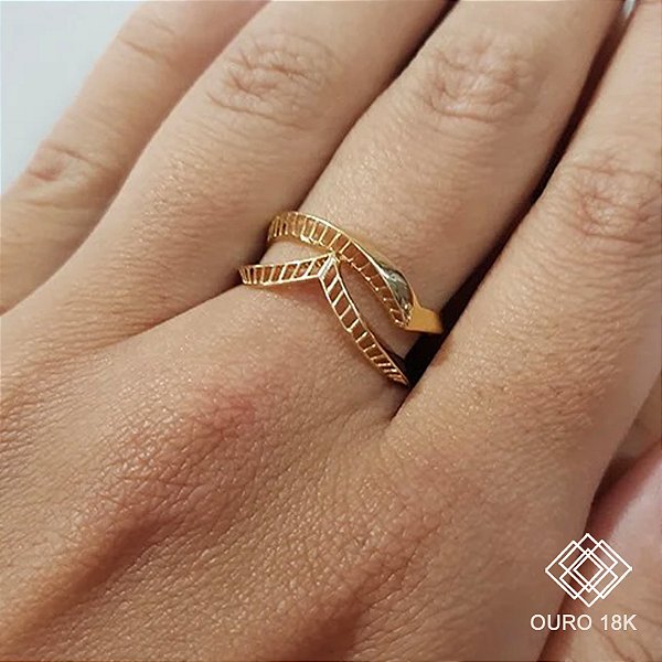 Anel Filigrana Ouro 18k
