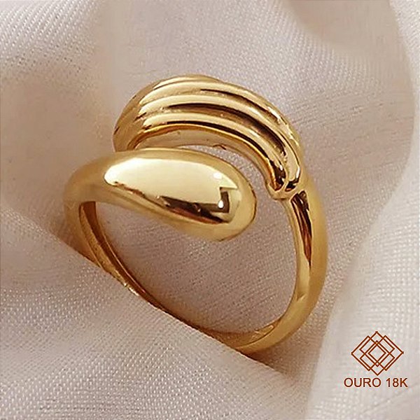 Anel Bold Ouro 18k
