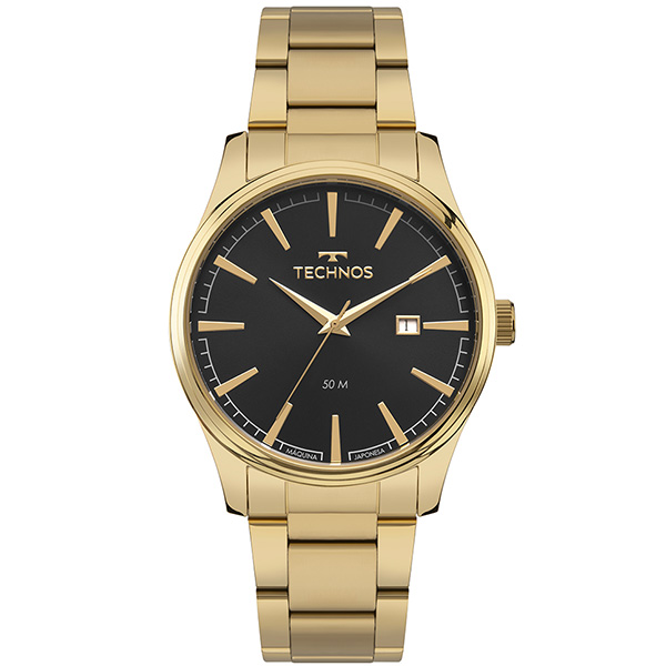 Relógio Technos Masculino Dourado 2115tzh/1p