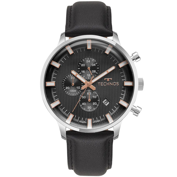 Relógio Technos Masculino Prata Js15ens/0p