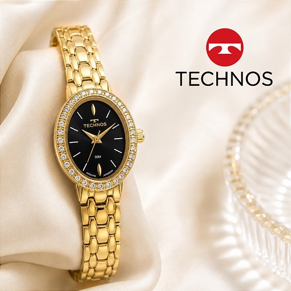 Relógio Technos Feminino Dourado 2035nag/1p