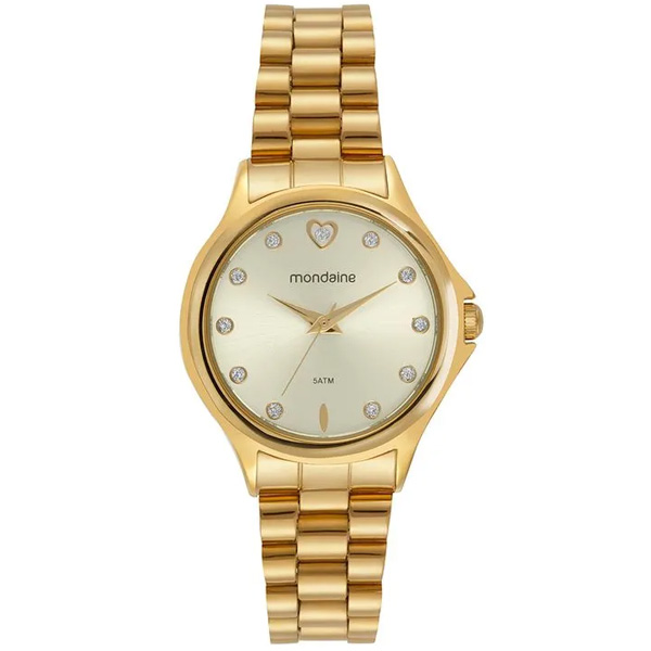 Relógio Mondaine Feminino Dourado