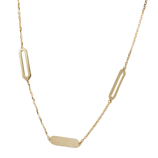 Gargantilha Gold Line Ouro 18k - Coleção Essenza