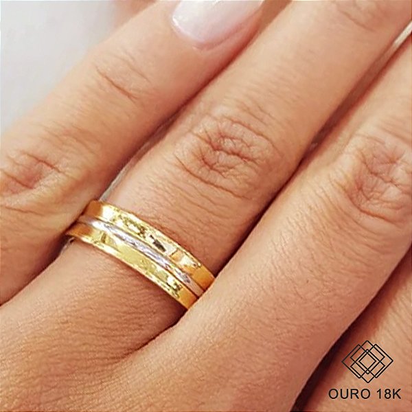 1 Aliança Casamento Ouro 18k