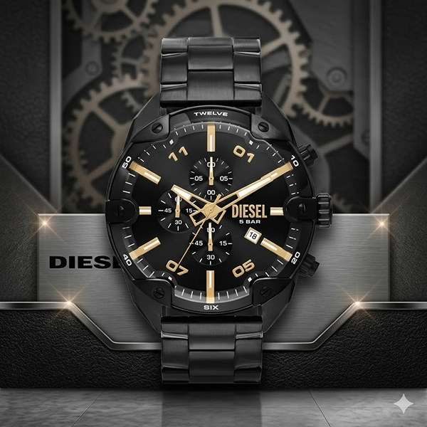 Relógio Diesel Masculino Preto Dz4644b1 P2px