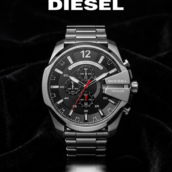 Relógio Diesel Masculino Prata Dz4308b1 P2sx