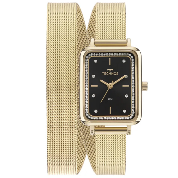 Relógio Technos Feminino Dourado Gl32ap/1p
