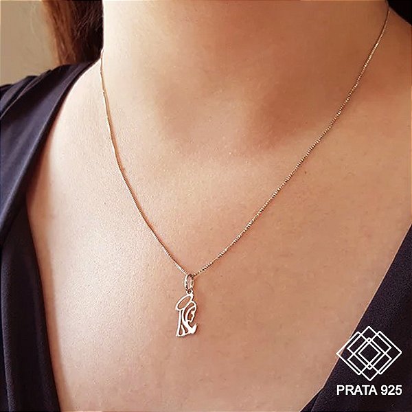 Gargantilha Nossa Senhora do Silêncio Prata 925