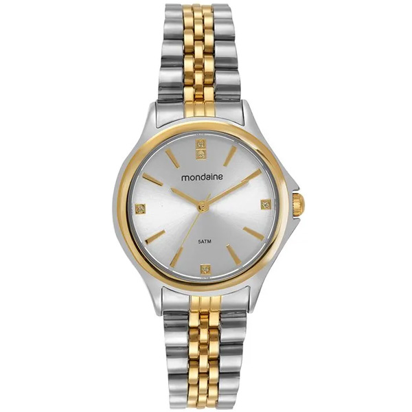 Relógio Mondaine Bicolor Feminino