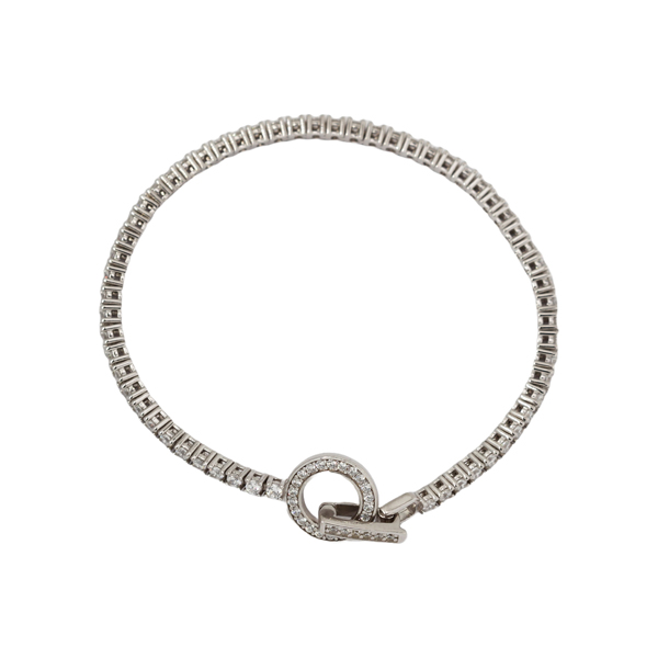 Pulseira Riviera Prata 925 Zircônia