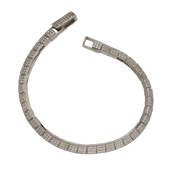 Pulseira Riviera Prata 925 Zircônias