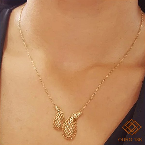 Gargantilha Filigrana Ouro 18k