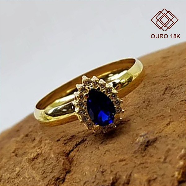 Anel Formatura Fonaudiologia Ouro 18k - Sem emblema