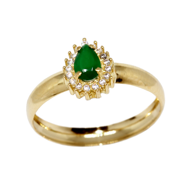 Anel Formatura Zootecnia Ouro 18k - Sem emblema