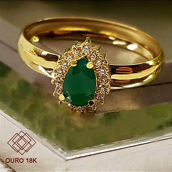 Anel Formatura Zootecnia Ouro 18k - Sem emblema