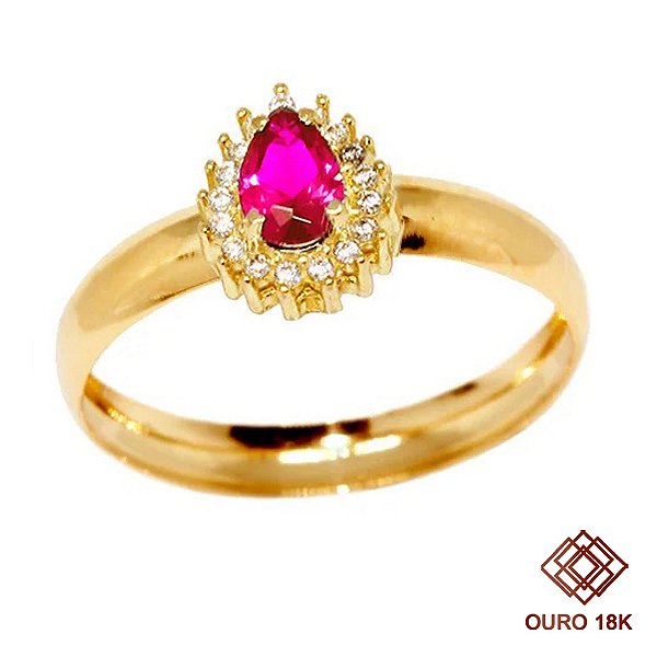 Anel Formatura Ciências Contábeis Ouro 18k - Sem emblema