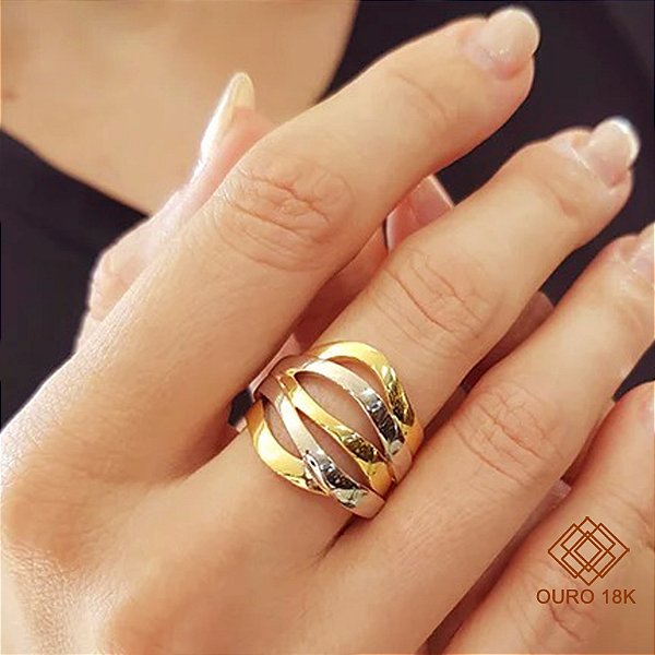 Anel Duality Ouro 18k