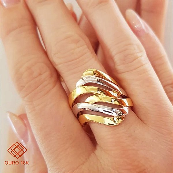 Anel Duality Ouro 18k