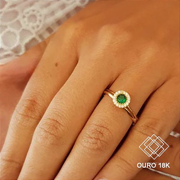 Anel Formatura Biomedicina Ouro 18k - Sem emblema