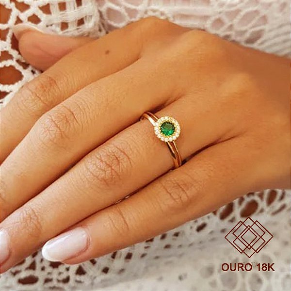 Anel Formatura Educação Física Ouro 18k - Sem emblema