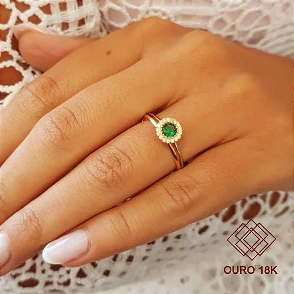 Anel Formatura Educação Física Ouro 18k - Sem emblema