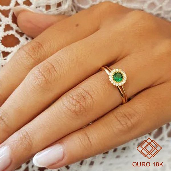 Anel Formatura Enfermagem Ouro 18k - Sem emblema