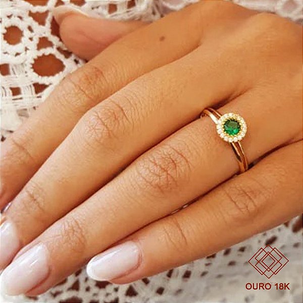 Anel Formatura Nutrição Ouro 18k - Sem emblema