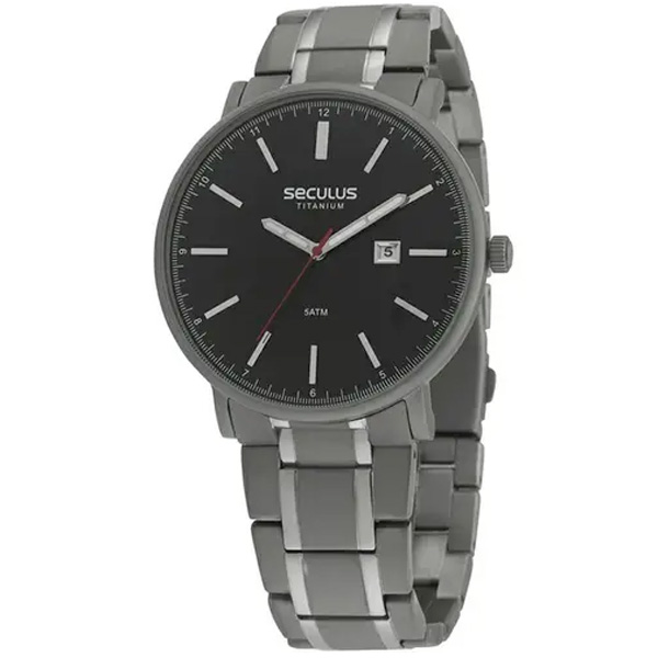 Relógio Seculus Titânio Masculino 44113g0svnt1
