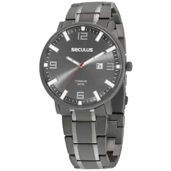Relógio Seculus Titânio Masculino 44114g0svnt1