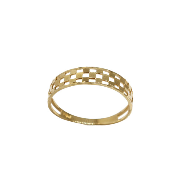 Anel Estamparia Ouro 18k