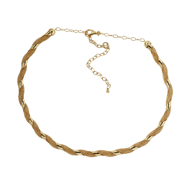 Gargantilha Choker Filigrana Ouro 18k