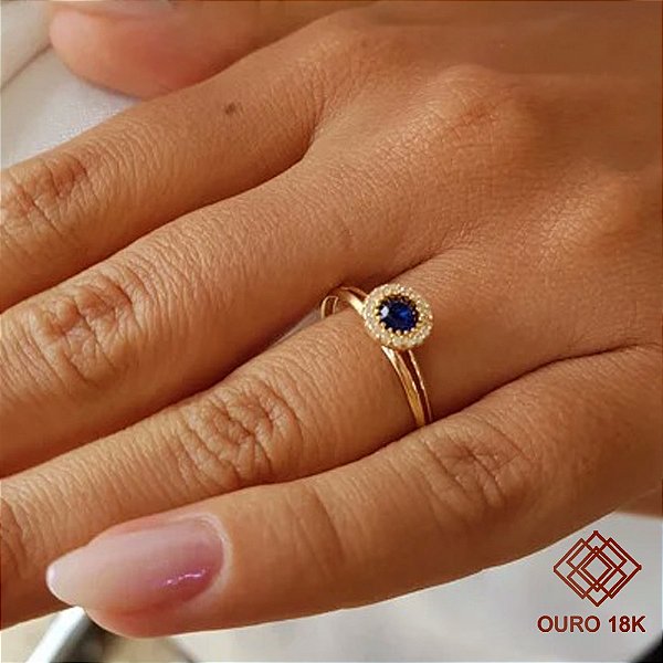 Anel Formatura Administração Ouro 18k - Sem emblema