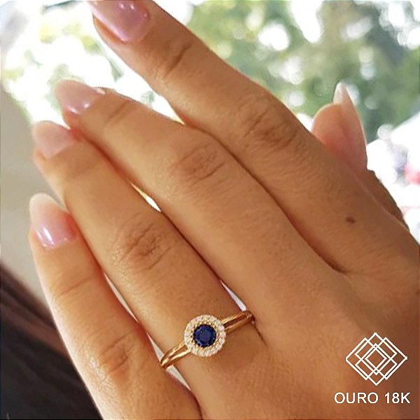 Anel Formatura Fonoaudiologia Ouro 18k - Sem emblema